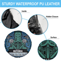 Aotearoa Iwi Ngati Mutunga Spare Tire Cover Maori Wharenui House Tribal Pattern