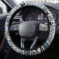 Aotearoa Iwi Ngati Mutunga Steering Wheel Cover Maori Wharenui House Tribal Pattern