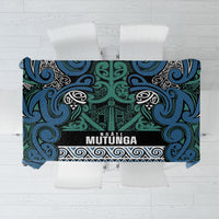 Aotearoa Iwi Ngati Mutunga Tablecloth Maori Wharenui House Tribal Pattern