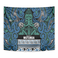 Aotearoa Iwi Ngati Mutunga Tapestry Maori Wharenui House Tribal Pattern