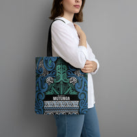 Aotearoa Iwi Ngati Mutunga Tote Bag Maori Wharenui House Tribal Pattern