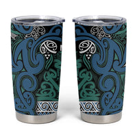 Aotearoa Iwi Ngati Mutunga Tumbler Cup Maori Wharenui House Tribal Pattern