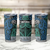 Aotearoa Iwi Ngati Mutunga Tumbler Cup Maori Wharenui House Tribal Pattern