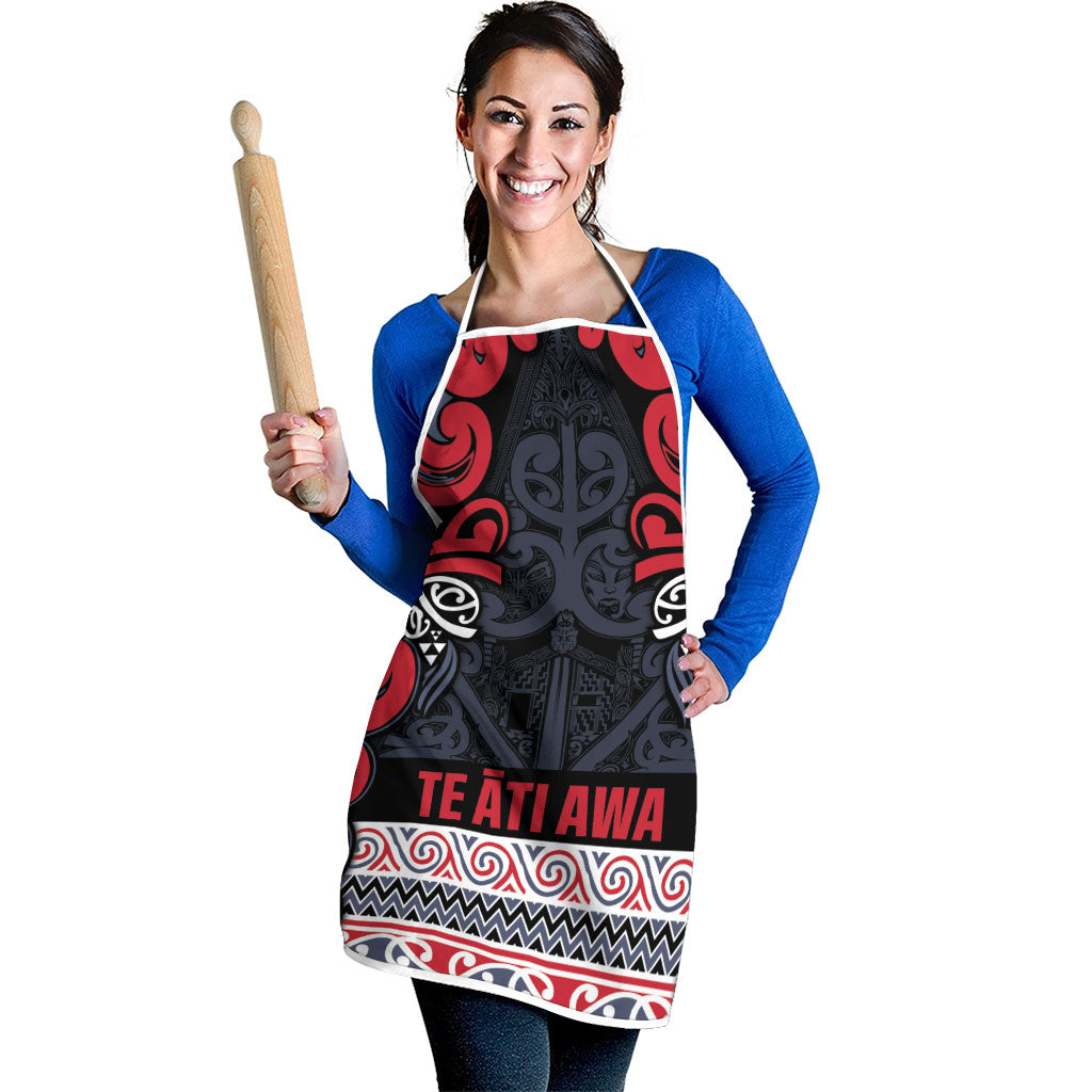 Aotearoa Iwi Te ati Awa Apron Maori Wharenui House Tribal Pattern