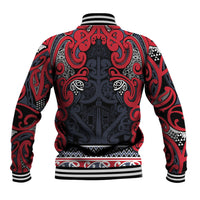 Aotearoa Iwi Te ati Awa Baseball Jacket Maori Wharenui House Tribal Pattern