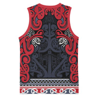 Aotearoa Iwi Te ati Awa Basketball Jersey Maori Wharenui House Tribal Pattern