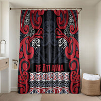 Aotearoa Iwi Te ati Awa Bathroom Set Maori Wharenui House Tribal Pattern