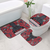 Aotearoa Iwi Te ati Awa Bathroom Set Maori Wharenui House Tribal Pattern