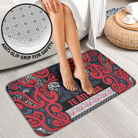 Aotearoa Iwi Te ati Awa Bathroom Set Maori Wharenui House Tribal Pattern