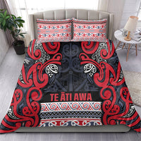 Aotearoa Iwi Te ati Awa Bedding Set Maori Wharenui House Tribal Pattern
