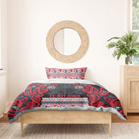 Aotearoa Iwi Te ati Awa Bedding Set Maori Wharenui House Tribal Pattern