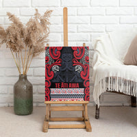 Aotearoa Iwi Te ati Awa Canvas Wall Art Maori Wharenui House Tribal Pattern