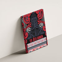 Aotearoa Iwi Te ati Awa Canvas Wall Art Maori Wharenui House Tribal Pattern