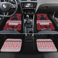 Aotearoa Iwi Te ati Awa Car Mats Maori Wharenui House Tribal Pattern