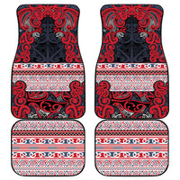 Aotearoa Iwi Te ati Awa Car Mats Maori Wharenui House Tribal Pattern