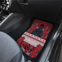 Aotearoa Iwi Te ati Awa Car Mats Maori Wharenui House Tribal Pattern