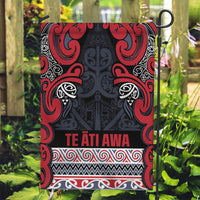 Aotearoa Iwi Te ati Awa Garden Flag Maori Wharenui House Tribal Pattern
