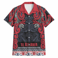 Aotearoa Iwi Te ati Awa Hawaiian Shirt Maori Wharenui House Tribal Pattern