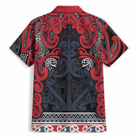 Aotearoa Iwi Te ati Awa Hawaiian Shirt Maori Wharenui House Tribal Pattern