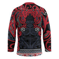Aotearoa Iwi Te ati Awa Hockey Jersey Maori Wharenui House Tribal Pattern