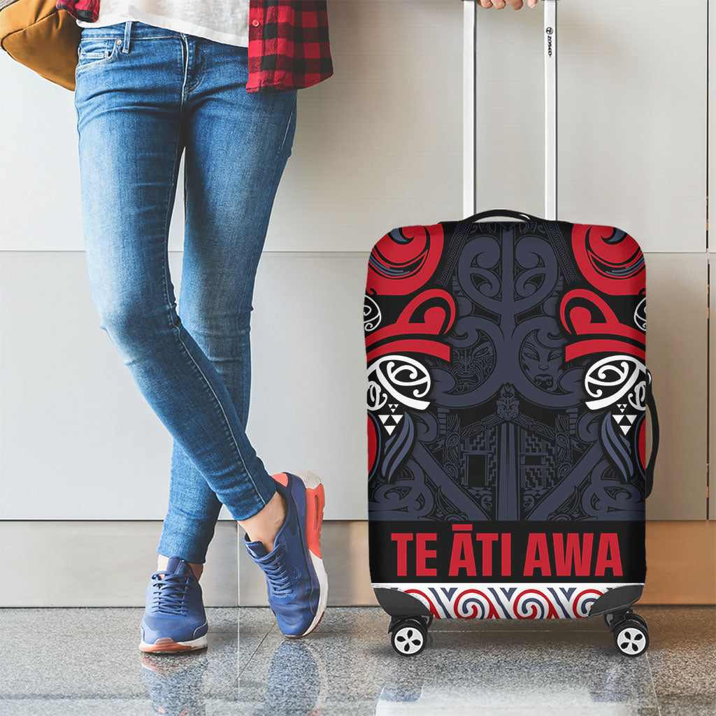 Aotearoa Iwi Te ati Awa Luggage Cover Maori Wharenui House Tribal Pattern
