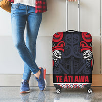 Aotearoa Iwi Te ati Awa Luggage Cover Maori Wharenui House Tribal Pattern
