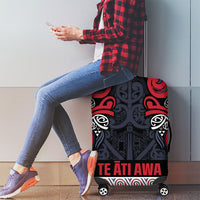 Aotearoa Iwi Te ati Awa Luggage Cover Maori Wharenui House Tribal Pattern
