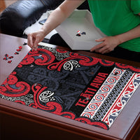 Aotearoa Iwi Te ati Awa Puzzle Maori Wharenui House Tribal Pattern