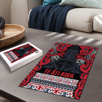 Aotearoa Iwi Te ati Awa Puzzle Maori Wharenui House Tribal Pattern