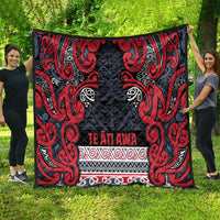 Aotearoa Iwi Te ati Awa Quilt Maori Wharenui House Tribal Pattern