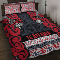 Aotearoa Iwi Te ati Awa Quilt Bed Set Maori Wharenui House Tribal Pattern
