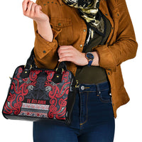 Aotearoa Iwi Te ati Awa Shoulder Handbag Maori Wharenui House Tribal Pattern
