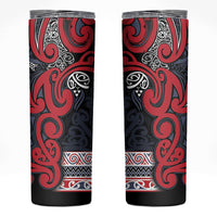 Aotearoa Iwi Te ati Awa Skinny Tumbler Maori Wharenui House Tribal Pattern