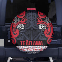Aotearoa Iwi Te ati Awa Spare Tire Cover Maori Wharenui House Tribal Pattern