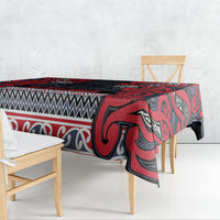 Aotearoa Iwi Te ati Awa Tablecloth Maori Wharenui House Tribal Pattern