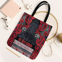Aotearoa Iwi Te ati Awa Tote Bag Maori Wharenui House Tribal Pattern