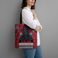 Aotearoa Iwi Te ati Awa Tote Bag Maori Wharenui House Tribal Pattern