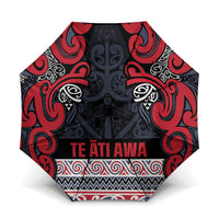 Aotearoa Iwi Te ati Awa Umbrella Maori Wharenui House Tribal Pattern