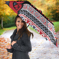 Aotearoa Iwi Te ati Awa Umbrella Maori Wharenui House Tribal Pattern