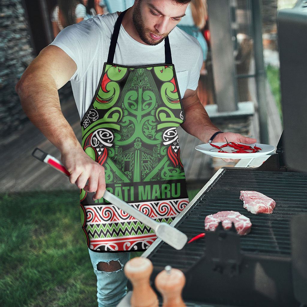 Aotearoa Iwi Ngati Maru Hauraki Apron Maori Wharenui House Tribal Pattern