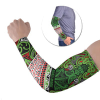 Aotearoa Iwi Ngati Maru Hauraki Arm Sleeves Maori Wharenui House Tribal Pattern