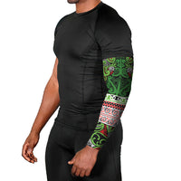 Aotearoa Iwi Ngati Maru Hauraki Arm Sleeves Maori Wharenui House Tribal Pattern