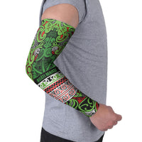 Aotearoa Iwi Ngati Maru Hauraki Arm Sleeves Maori Wharenui House Tribal Pattern