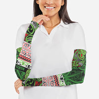 Aotearoa Iwi Ngati Maru Hauraki Arm Sleeves Maori Wharenui House Tribal Pattern