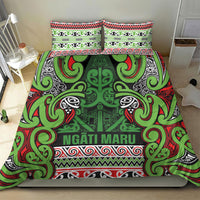Aotearoa Iwi Ngati Maru Hauraki Bedding Set Maori Wharenui House Tribal Pattern