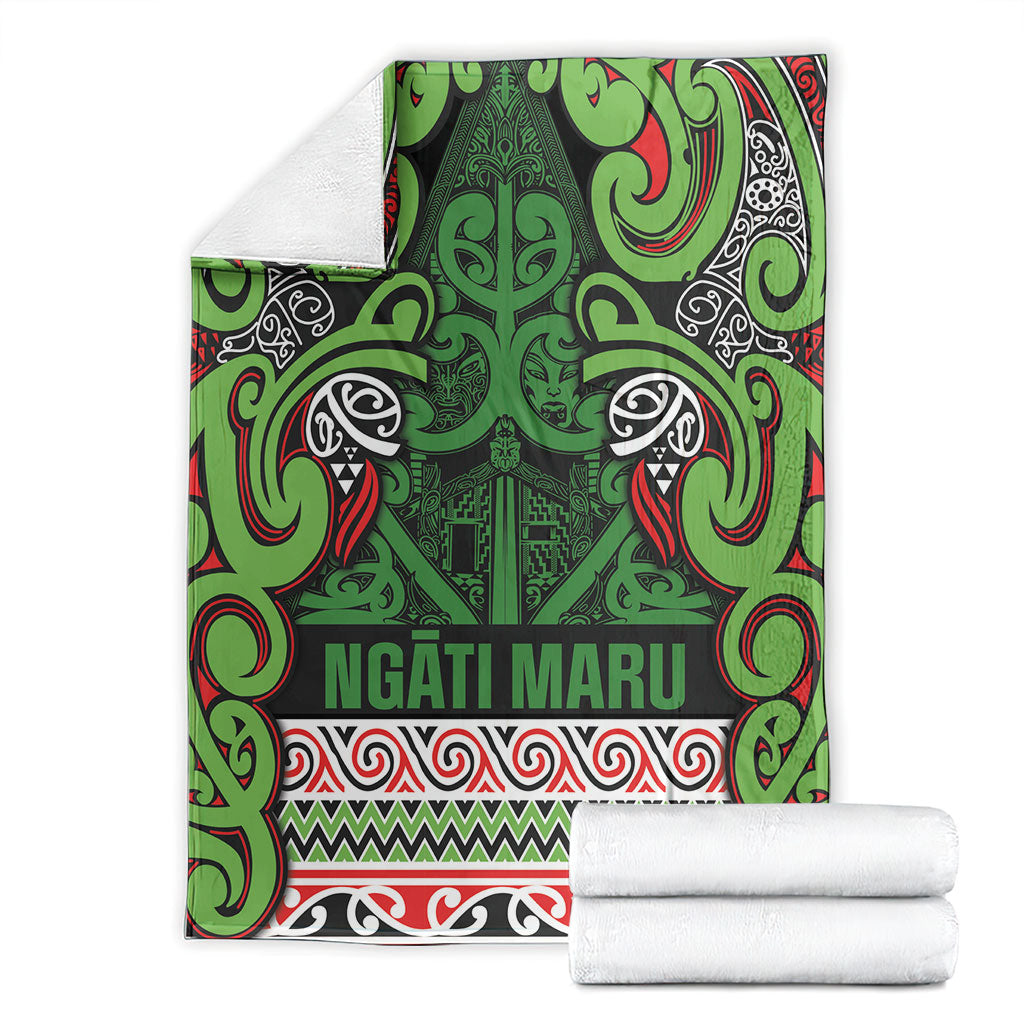 Aotearoa Iwi Ngati Maru Hauraki Blanket Maori Wharenui House Tribal Pattern