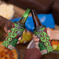 Aotearoa Iwi Ngati Maru Hauraki 4 in 1 Can Cooler Tumbler Maori Wharenui House Tribal Pattern