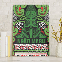 Aotearoa Iwi Ngati Maru Hauraki Canvas Wall Art Maori Wharenui House Tribal Pattern