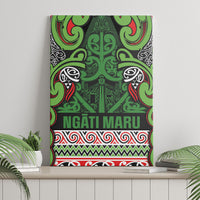 Aotearoa Iwi Ngati Maru Hauraki Canvas Wall Art Maori Wharenui House Tribal Pattern