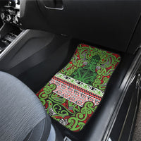 Aotearoa Iwi Ngati Maru Hauraki Car Mats Maori Wharenui House Tribal Pattern